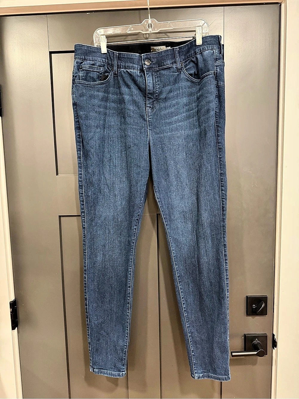 Torrid Bombshell Skinny High-Rise Jean High-Rise Jeans Blue Waist 20T